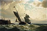 William Bradford Canvas Paintings - Making Harbor